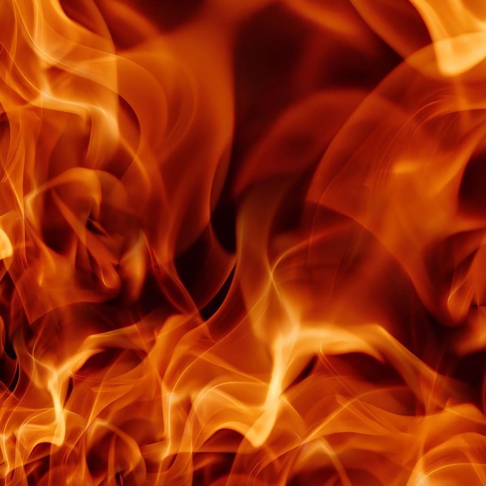 Brennwerttechnik - lodernde Flammen